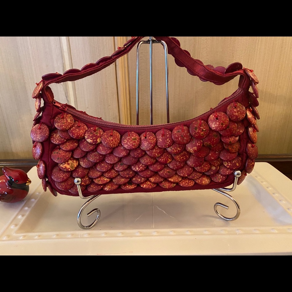 Small evening red purse